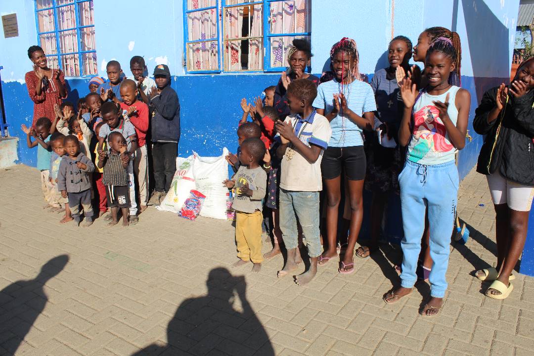 Donations to the Orphanage — photograph 1